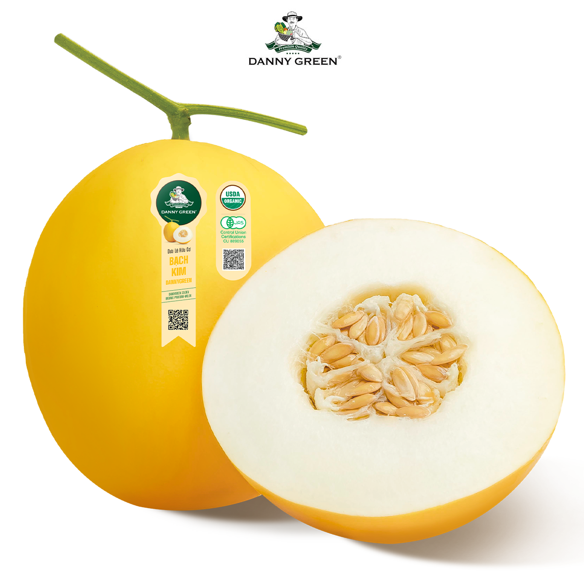 Dưa Lê Hữu Cơ Bạch Kim DannyGreen