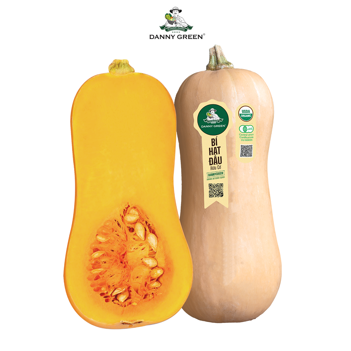 Bí Hạt Đậu Hữu Cơ DannyGreen