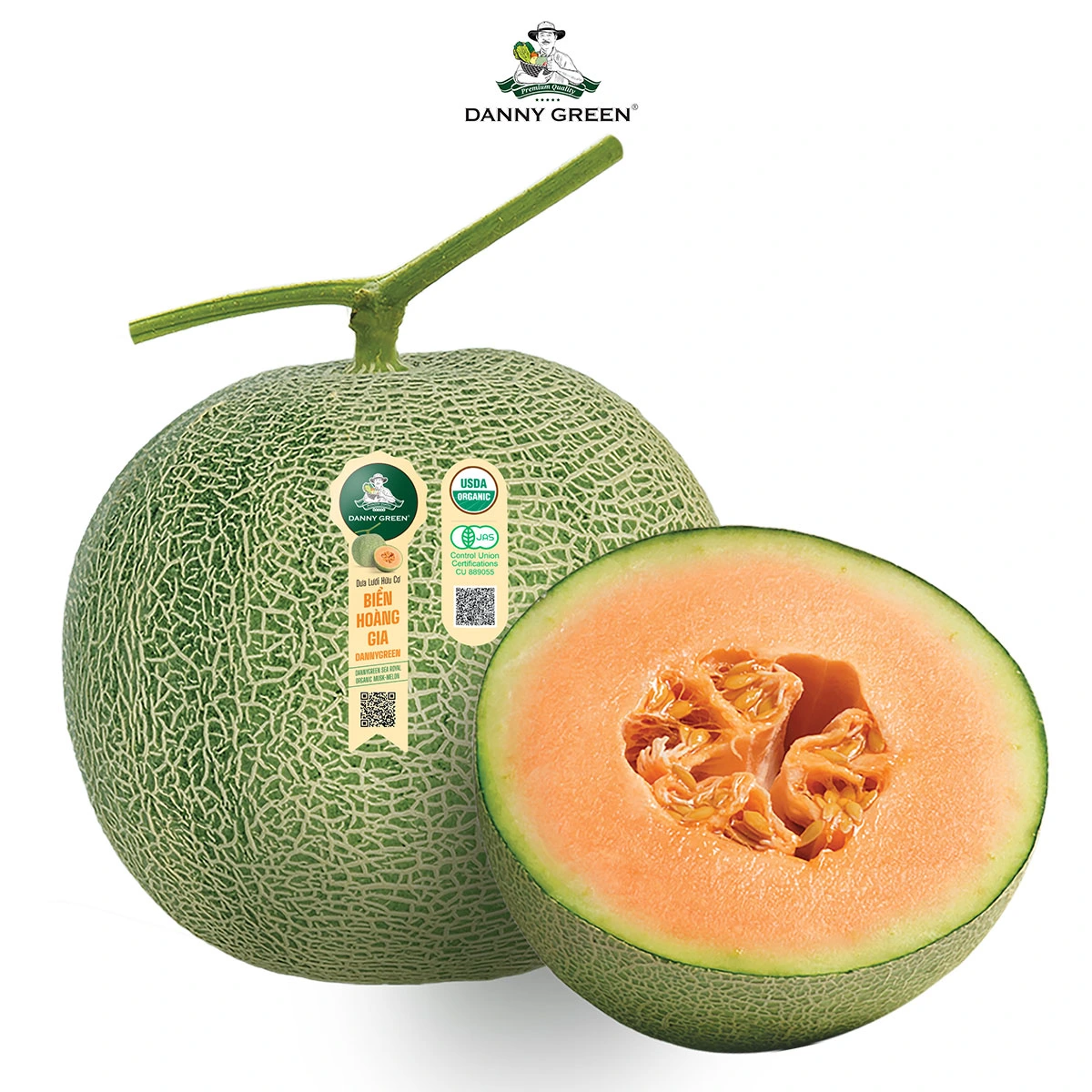 Dưa Lưới Hữu Cơ Biển Hoàng Gia DannyGreen
