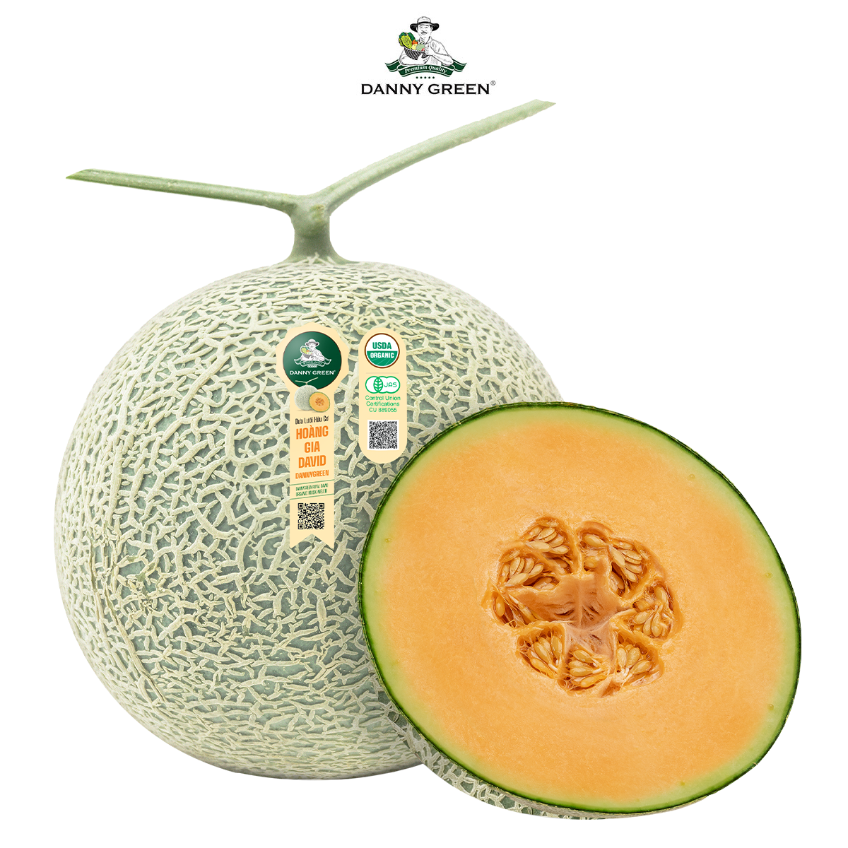 Dưa Lưới Hữu Cơ Hoàng Gia David DannyGreen