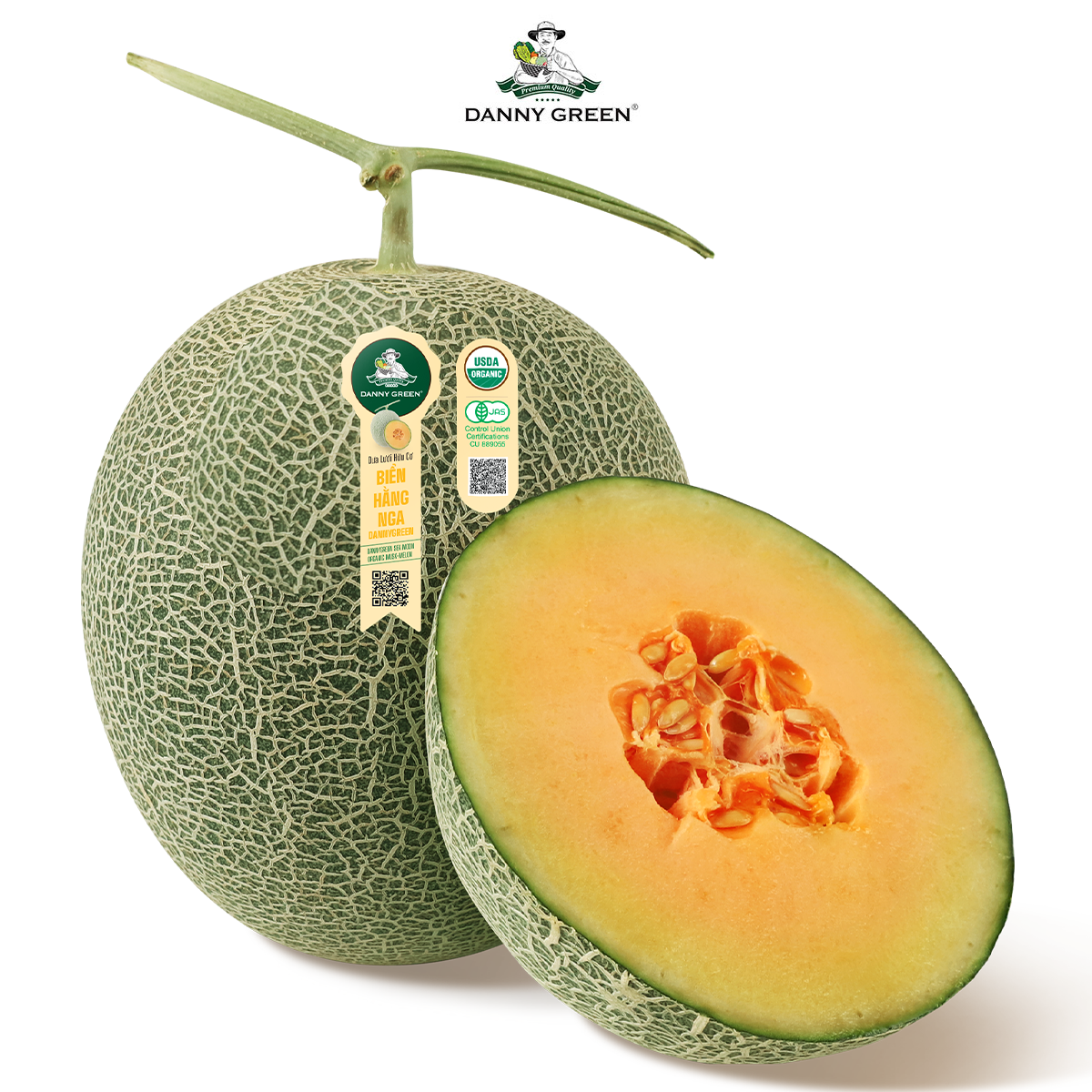 Dưa Lưới Hữu Cơ Biển Hằng Nga DannyGreen