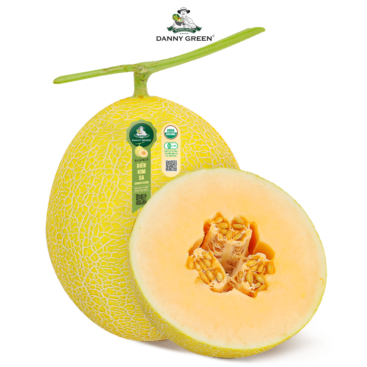 Dưa Lưới Hữu Cơ Biển Kim Sa DannyGreen