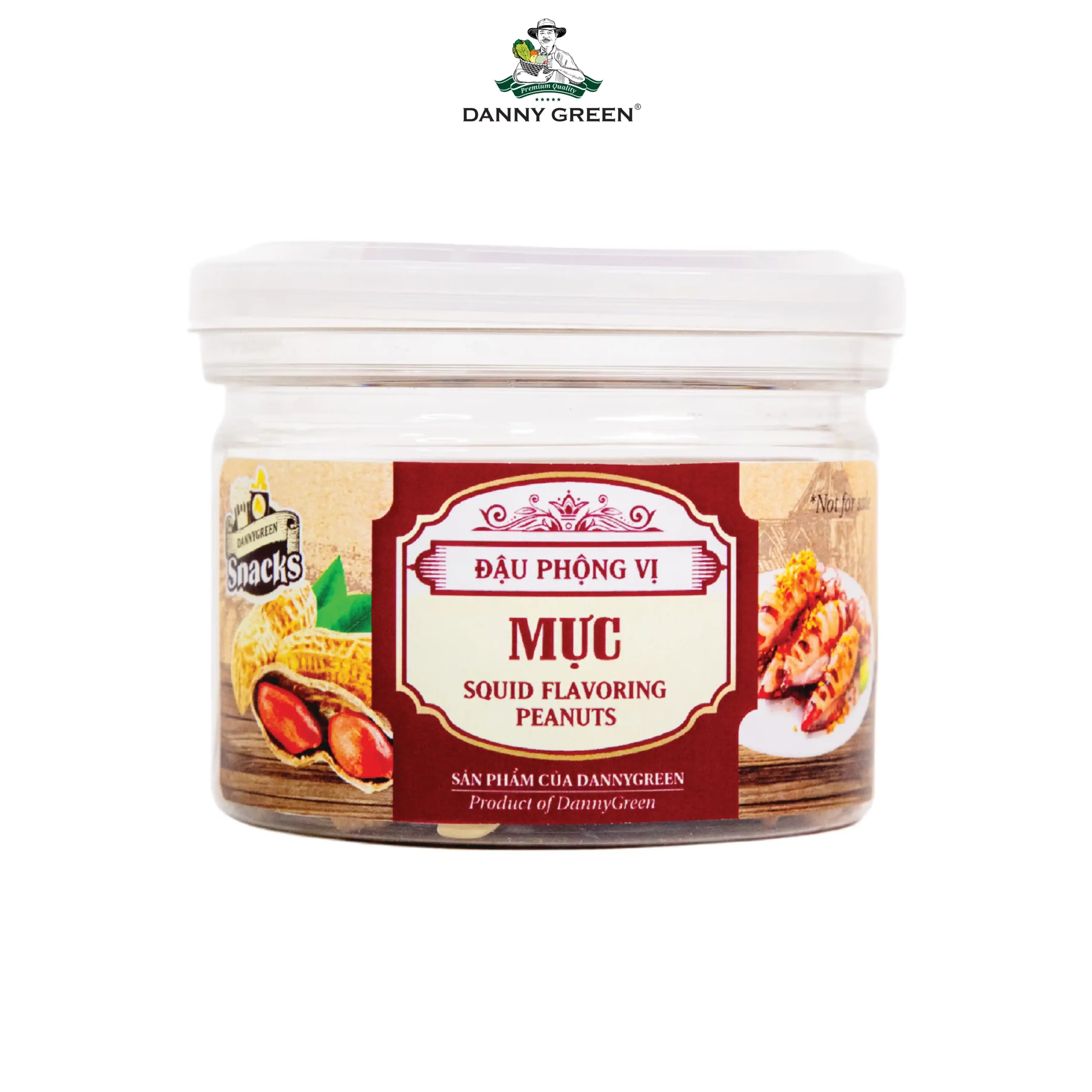 Snack Đậu Phộng Vị Mực DannyGreen