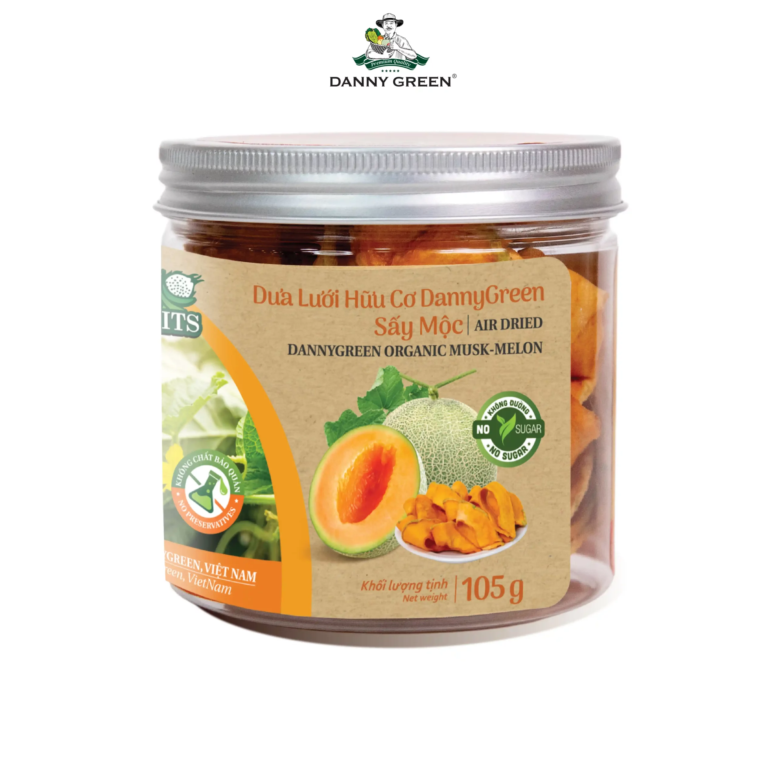 49. Dưa Lưới Hữu Cơ DannyGreen Sấy Mộc - FM