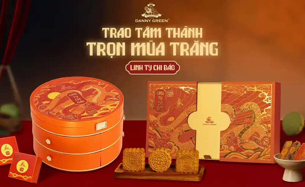 Trao tâm thành - Trọn mùa trăng - Bộ Sưu Tập Bánh Trung Thu DannyGreen 2025
