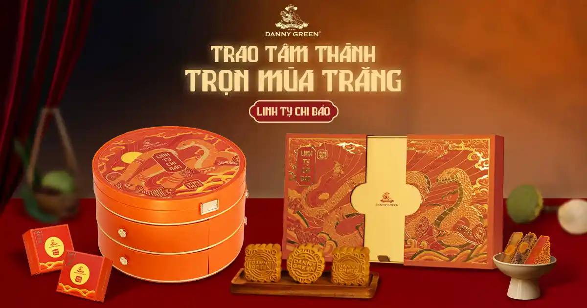 Trao tâm thành - Trọn mùa trăng - Bộ Sưu Tập Bánh Trung Thu DannyGreen 2025