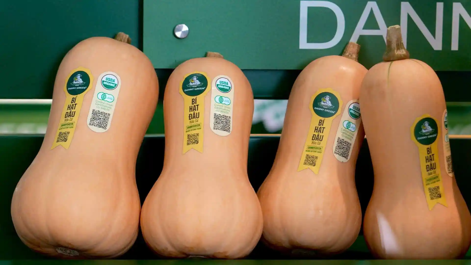 Bí Hạt Đậu Hữu Cơ DannyGreen