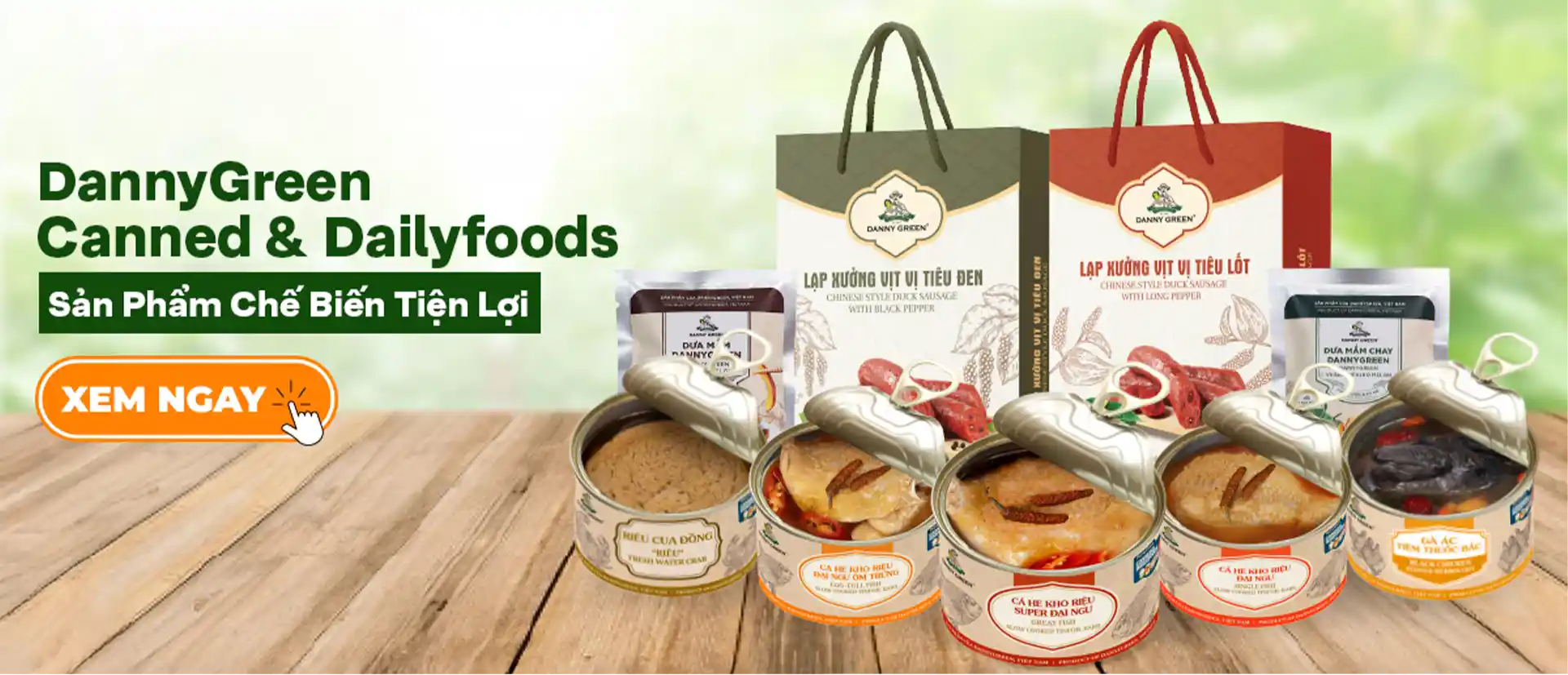 Sản phẩm chế biến DannyGreen