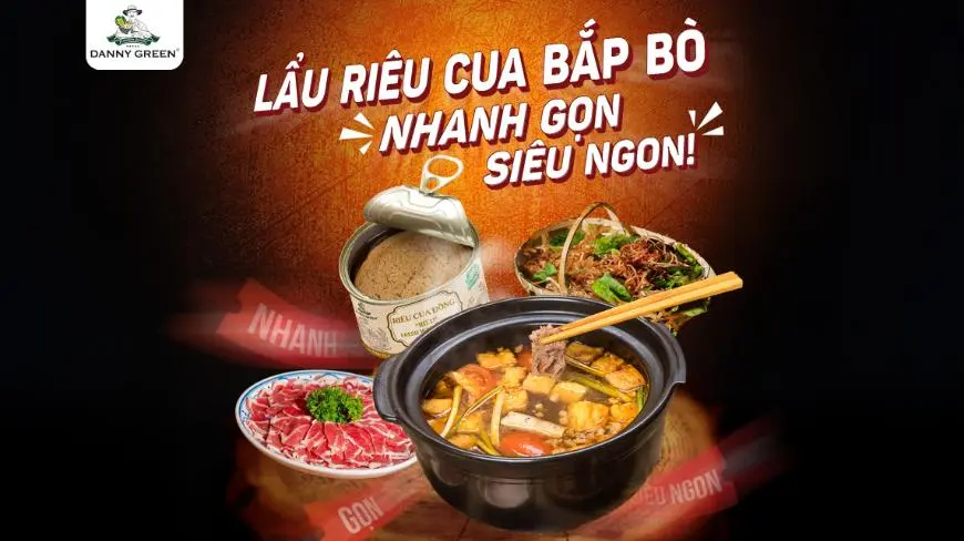 Lẩu riêu cua từ Riêu Cua Đồng DannyGreen