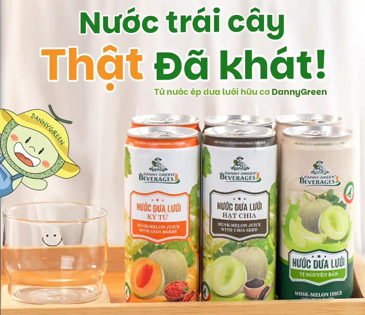 Dòng nước trái cây NFC nhà DannyGreen