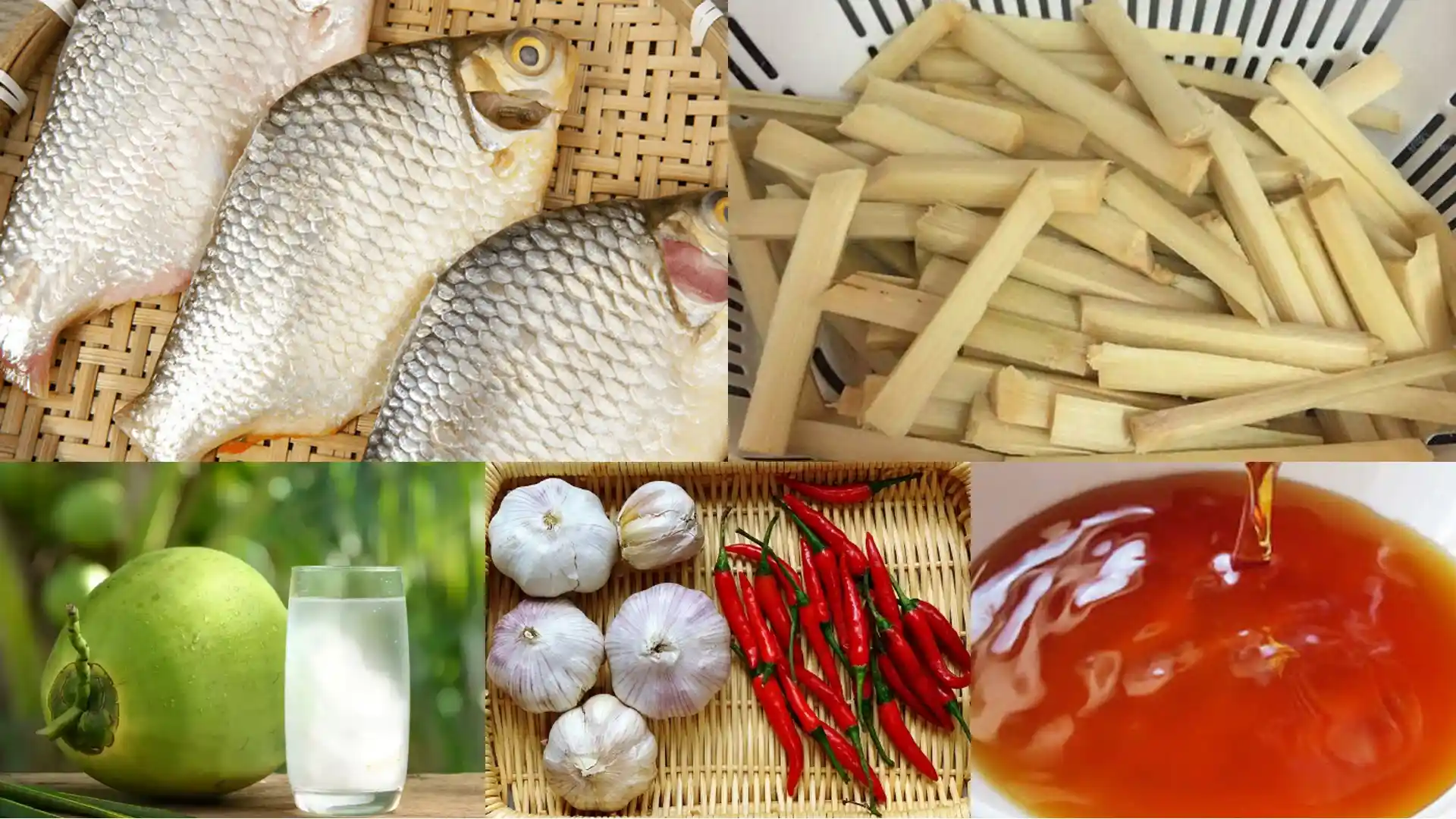 Nguyên liệu kho cá