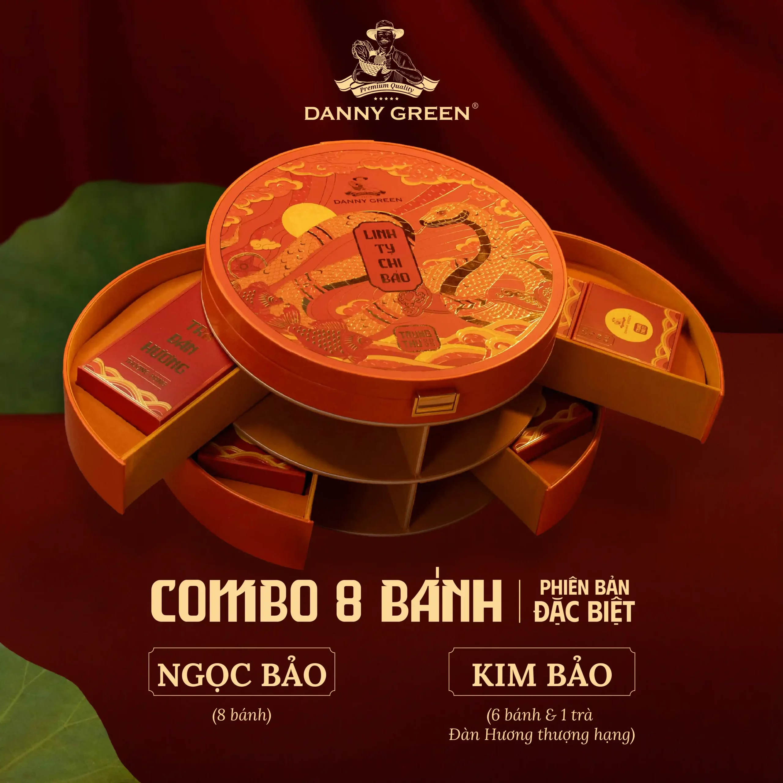 Lễ hộp 8 bánh - Viên Dạ
