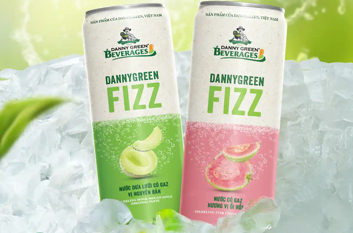 Bộ đôi Nước Có Gaz DannyGreen Fizz