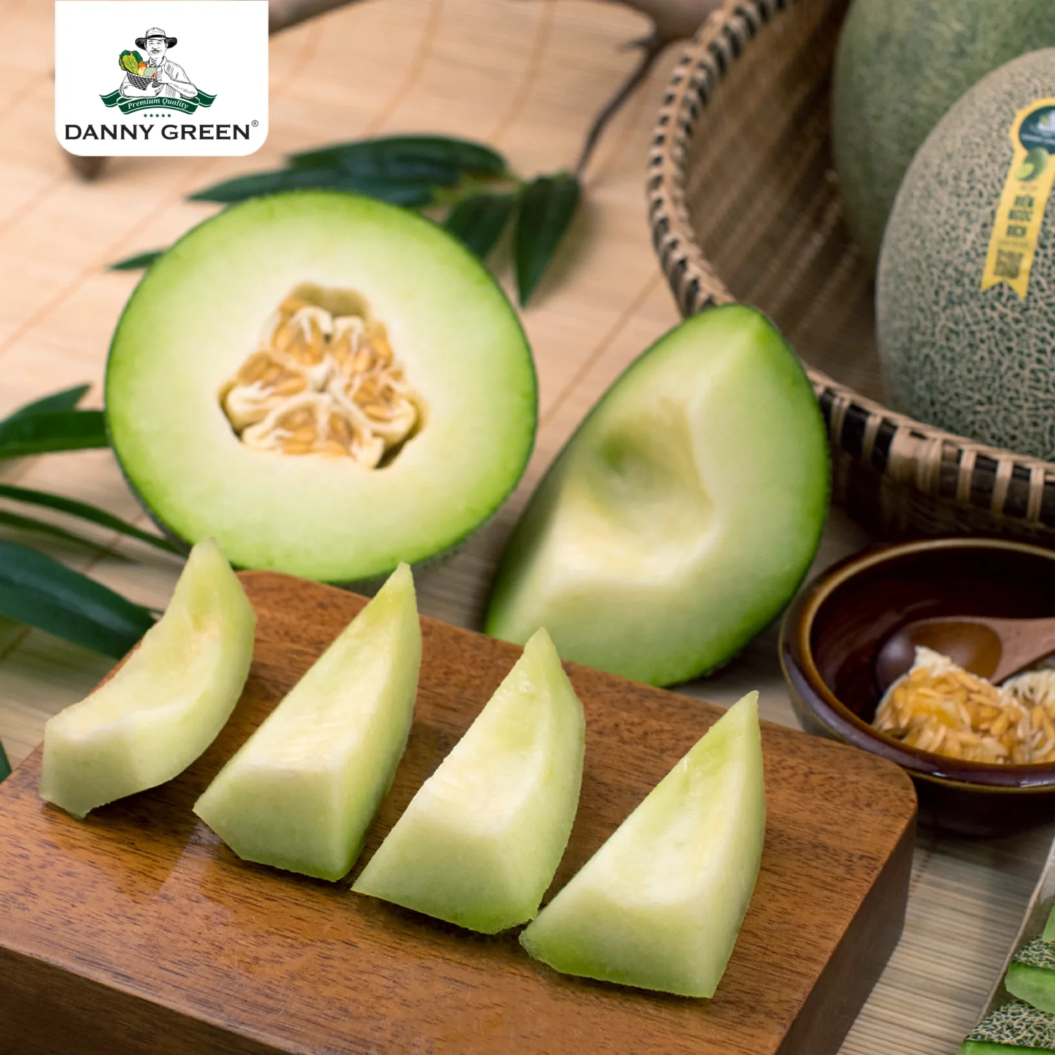 Dưa Lưới Hữu Cơ Biển Ngọc Bích DannyGreen