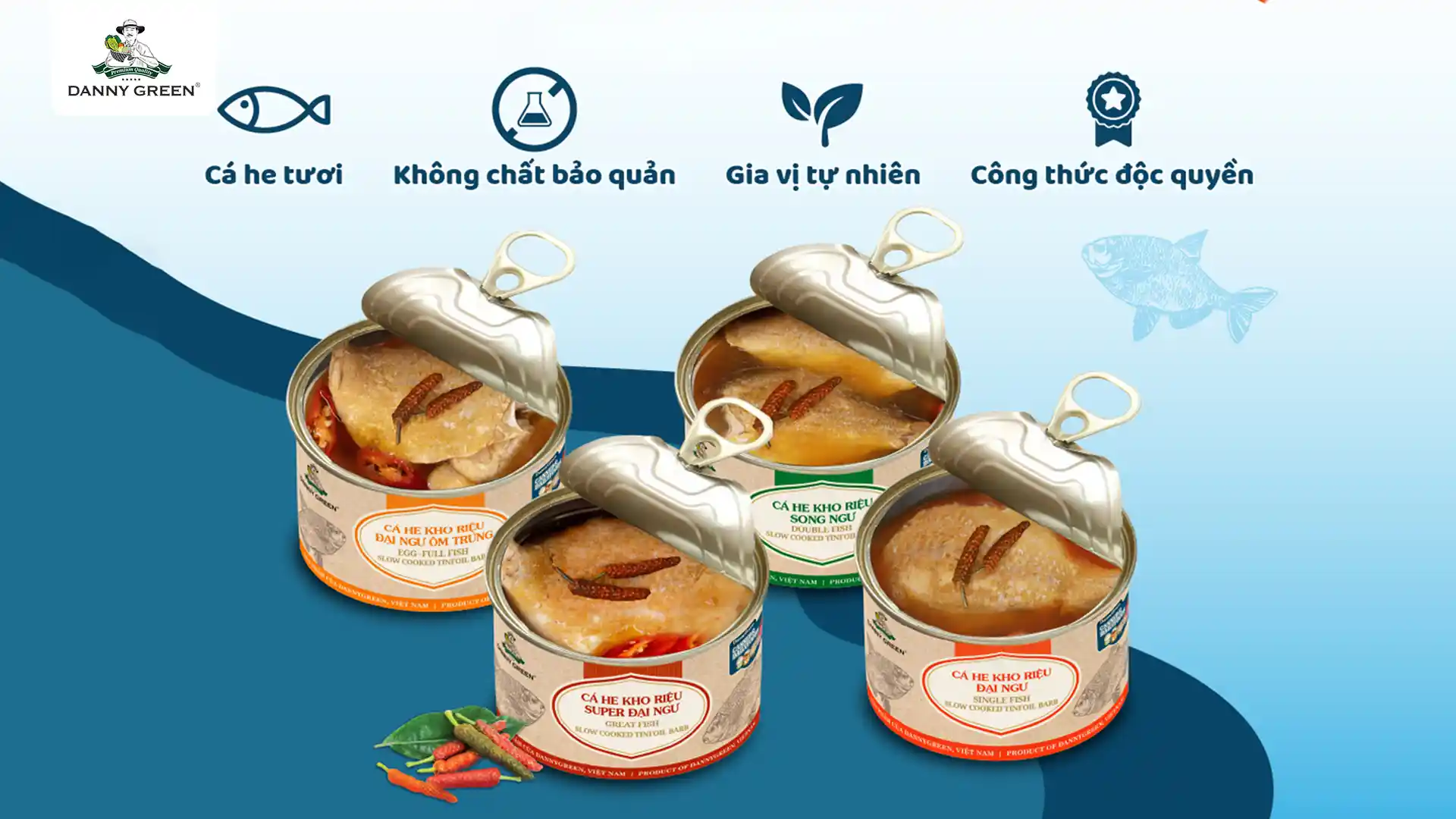 Cá He Kho Riệu DannyGreen