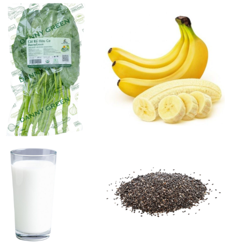 Nguyên liệu làm nước ép táo Cải Rổ Hữu Cơ