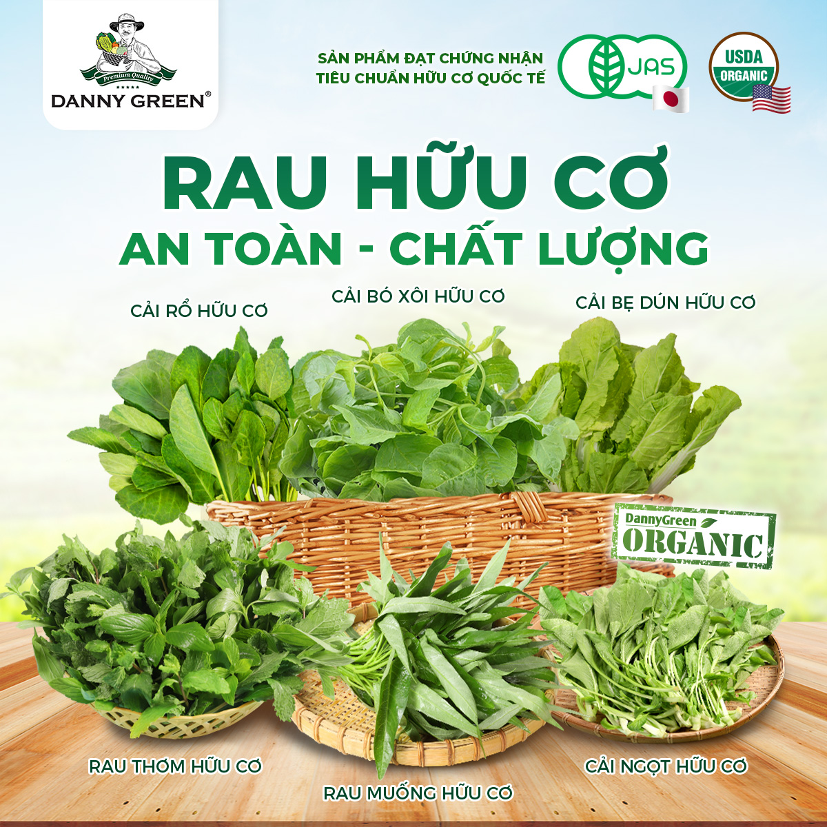Rau Hữu Cơ DannyGreen