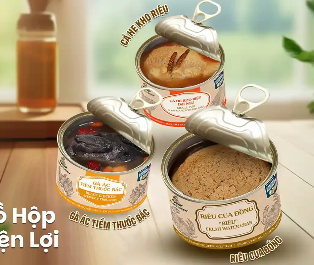 Combo Đồ Hộp DannyGreen – Giải Pháp Tiện Lợi Cho Người Bận Rộn