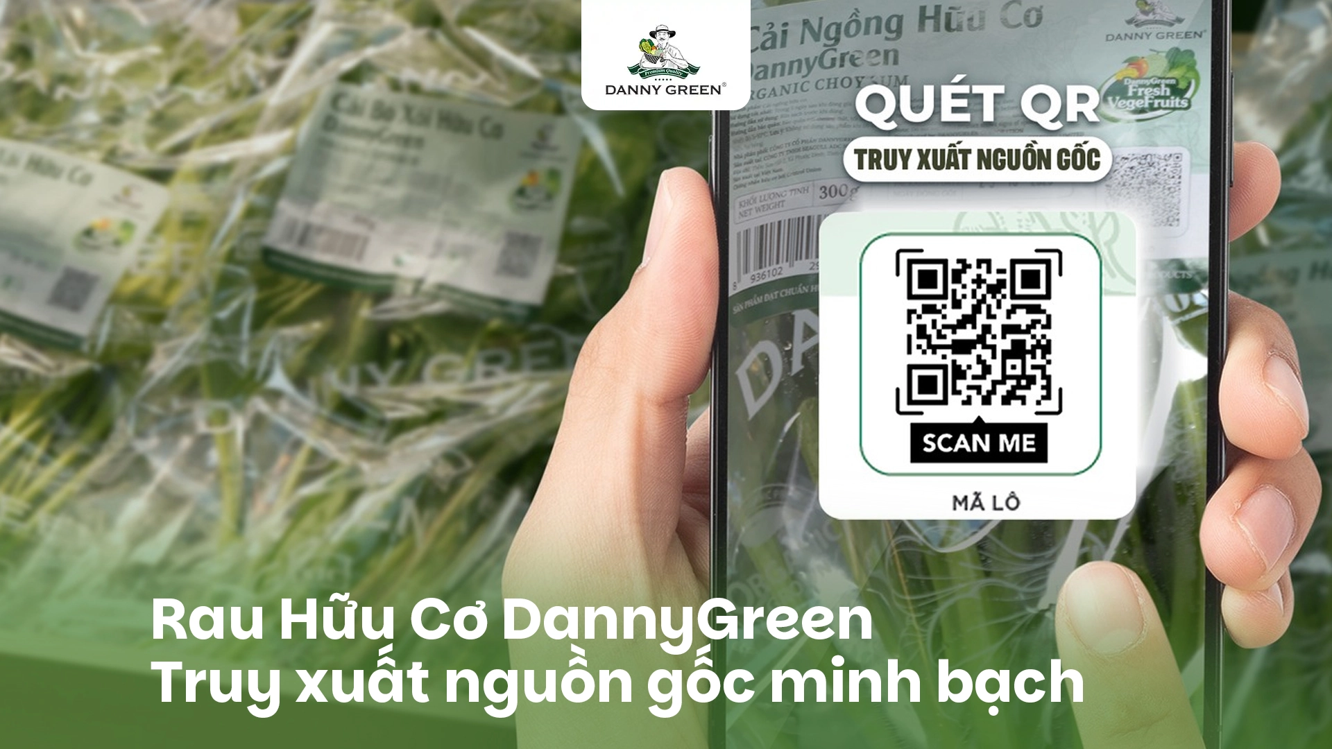 Hướng Dẫn Cách Truy Xuất Nguồn Gốc - Xem Nhật Ký Canh Tác Rau Hữu Cơ DannyGreen
