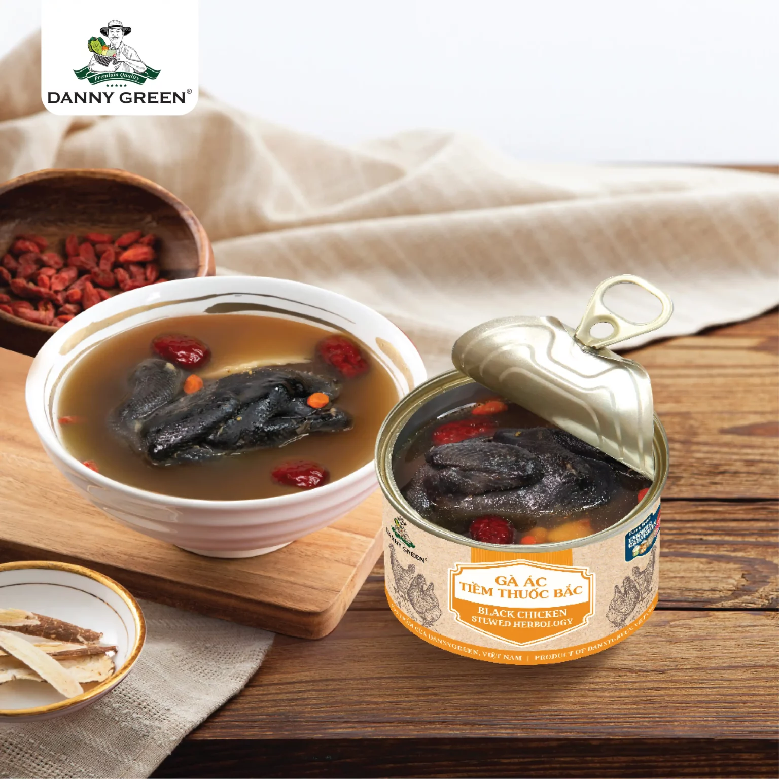 Gà Ác Tiềm Thuốc Bắc DannyGreen