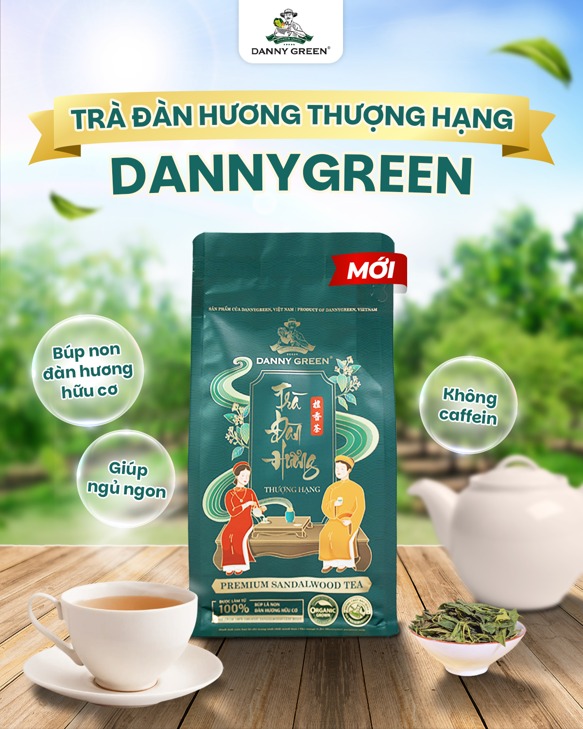 Trà Đàn Hương Thượng Hạng DannyGreen