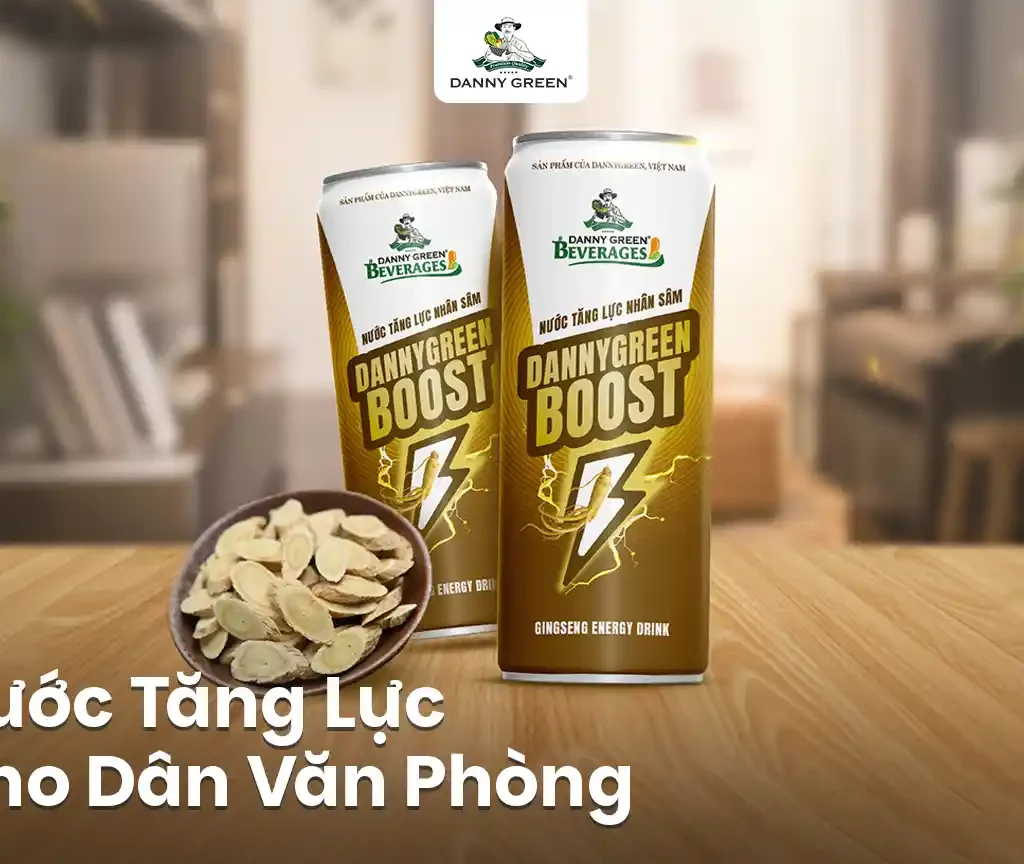 Vì Sao Nước Tăng Lực Nhân Sâm DannyGreen Boost Phù Hợp Cho Dân Văn Phòng?